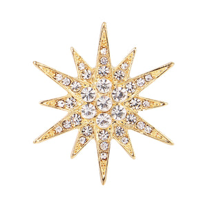 Diamond Fashion Cufflink Brooch Accessories