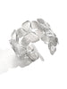 Lxalry Platinum Plated Stainless Steel Floral Carved Mirror Bracelet Hypoallergenic Skin Safe Jewelry With Artisan Polish Never Tarnish Luxury Gift For Women S Daily   Evening Wear