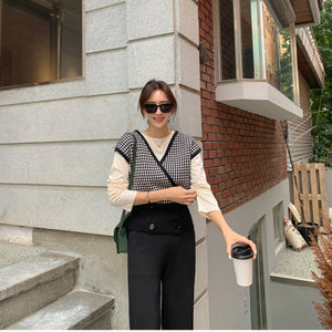 Cardigan Sweater Vest Women Outer Wear Top