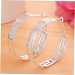 Fashion Trendy Earrings Silver Accessories