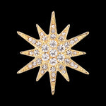 Diamond Fashion Cufflink Brooch Accessories