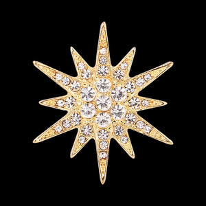 Diamond Fashion Cufflink Brooch Accessories