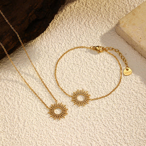 SUNFLOWER Series Niche Accessories Accessories Fashion Necklace Bracelet