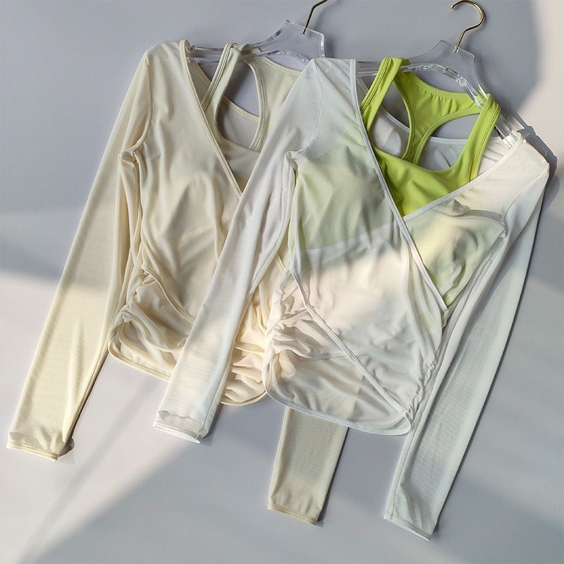 Fashion Mesh Thin Yoga Wear Women