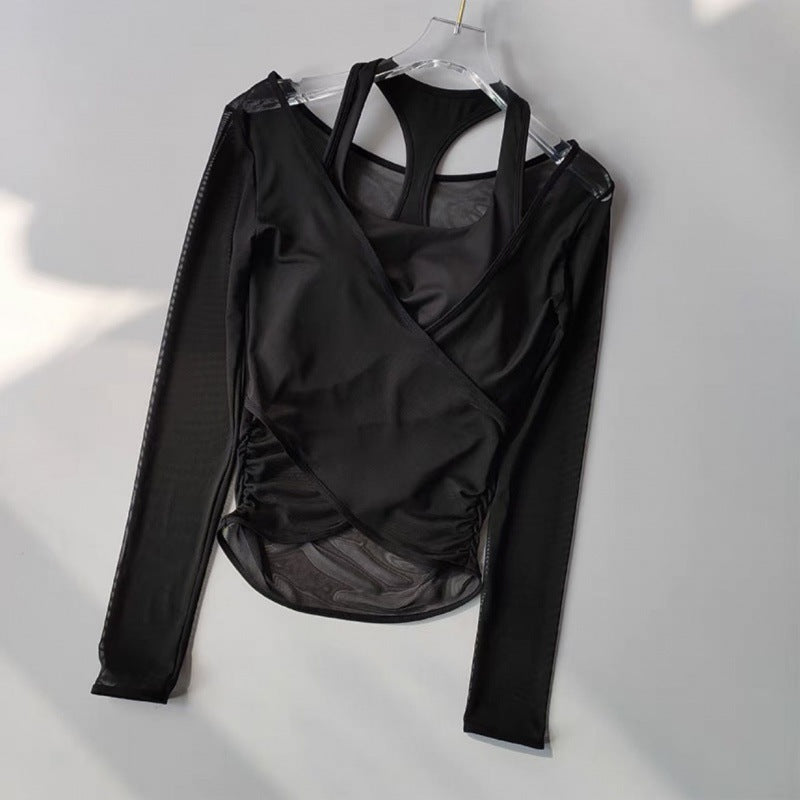 Fashion Mesh Thin Yoga Wear Women